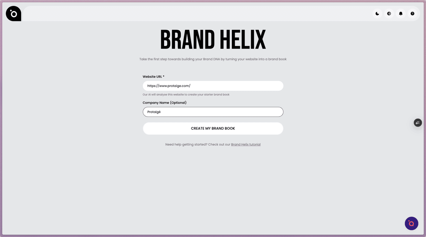 Create your brand book — Brand Helix: create a brand guide with our AI