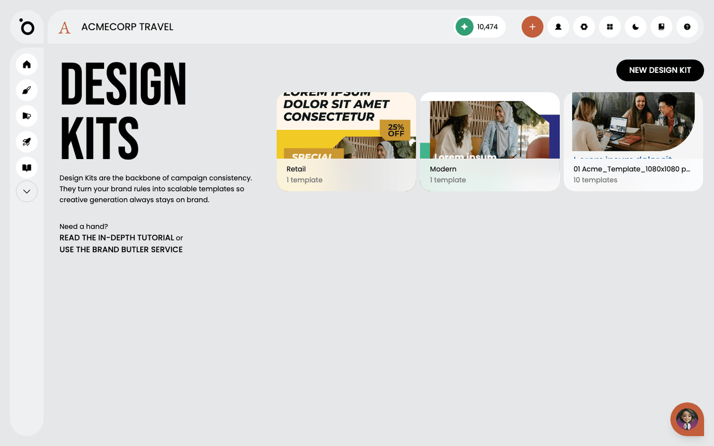 Design kits: importing Canva templates in Protaigé