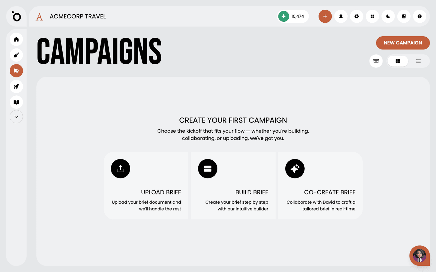 Generating campaign hero copy in Protaigé
