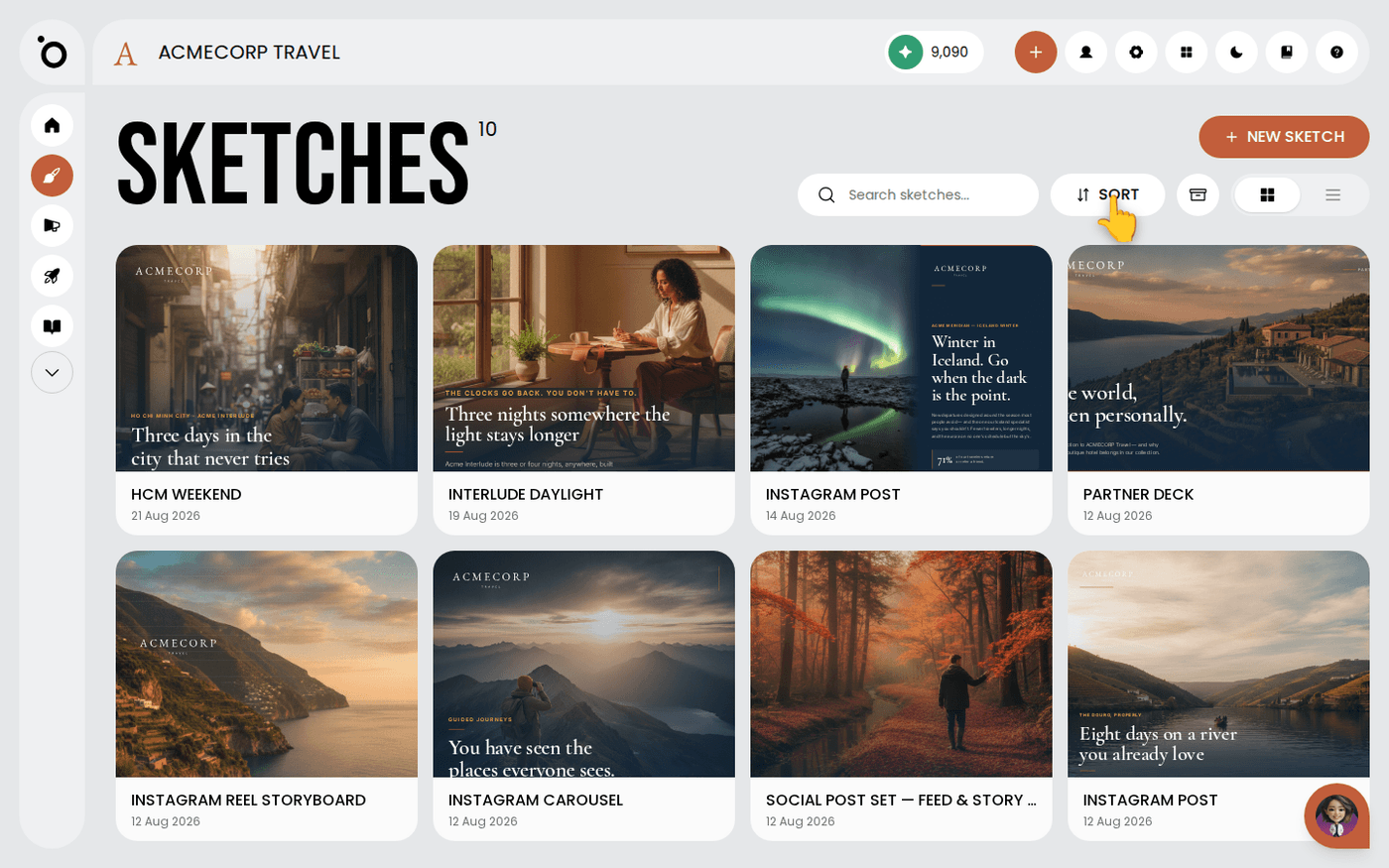 Find it again in Sketches — Create branded content with Sketch
